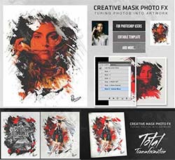 图像艺术遮罩－水墨艺术：Creative Mask Photo FX